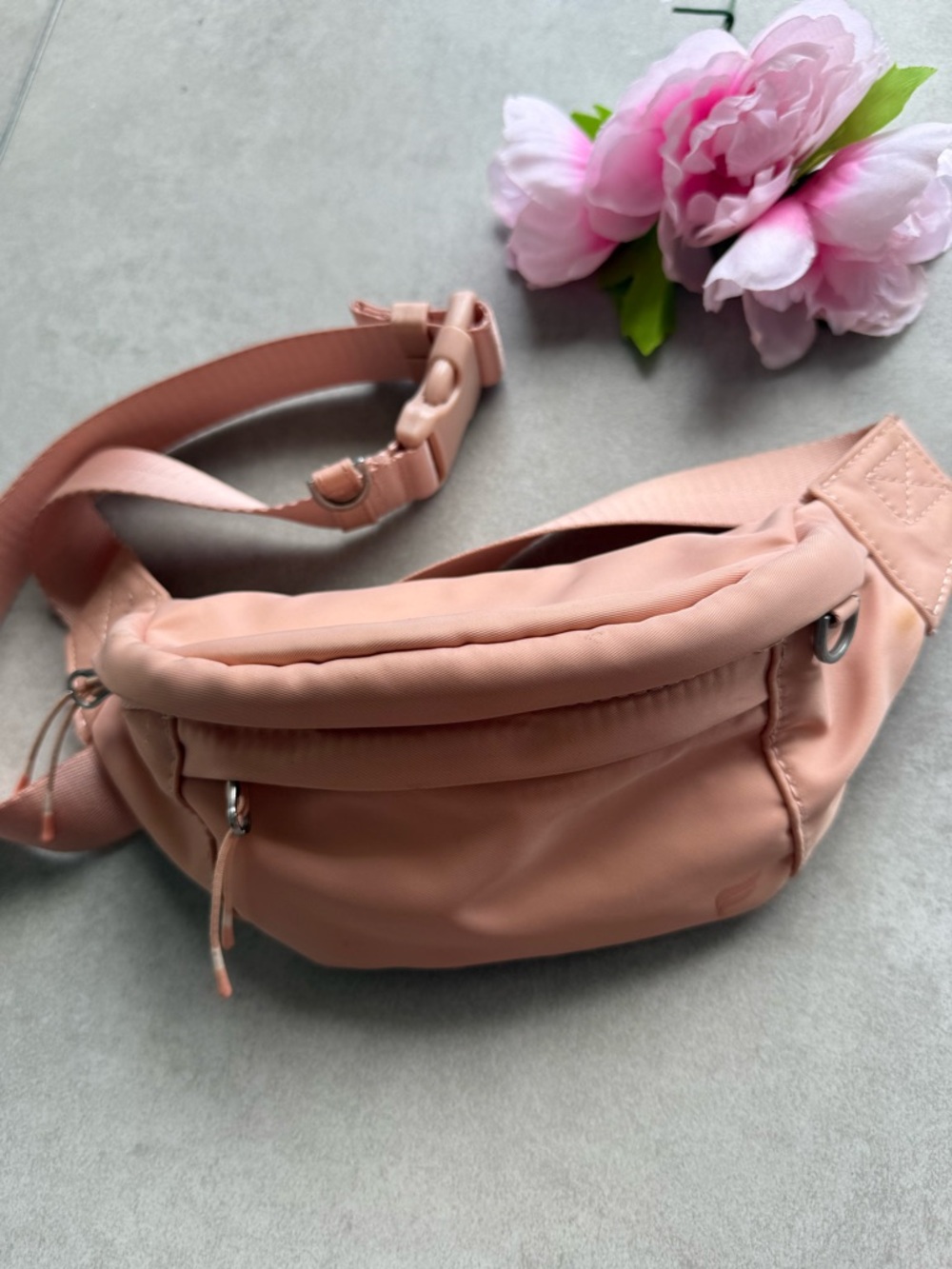 Fabletics Blush Pink Mini Belt Bag